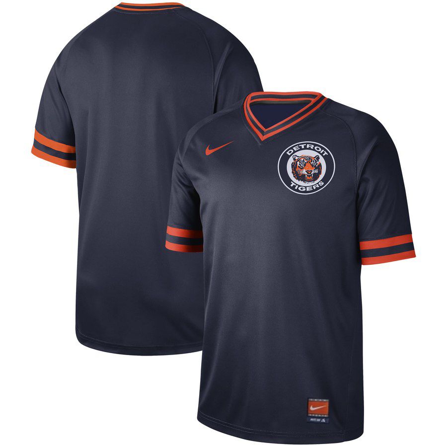 2019 Men MLB Detroit Tigers blank blue Nike Cooperstown Collection Jerseys->houston astros->MLB Jersey